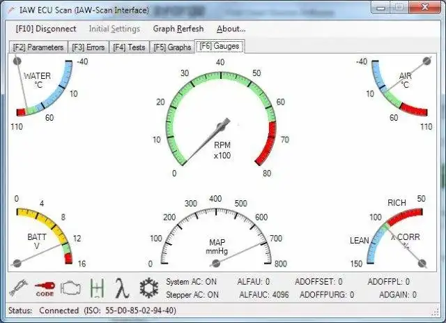 Muat turun alat web atau apl web IAW ECU Scan