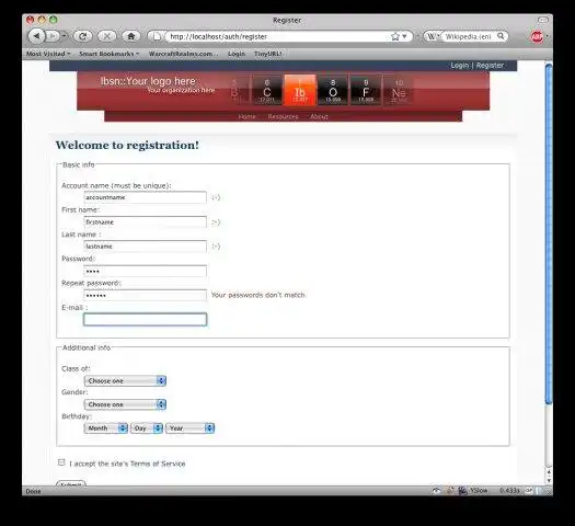 Download webtool of webapp IB Students Network