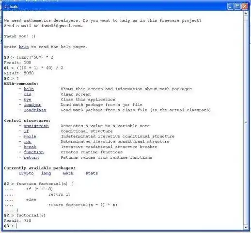 Download web tool or web app ICalc