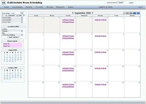 Download web tool or web app iCalScheduler