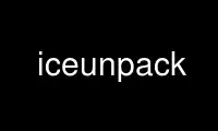 উবুন্টু অনলাইন, ফেডোরা অনলাইন, উইন্ডোজ অনলাইন এমুলেটর বা MAC OS অনলাইন এমুলেটরের মাধ্যমে OnWorks বিনামূল্যে হোস্টিং প্রদানকারীতে iceunpack চালান