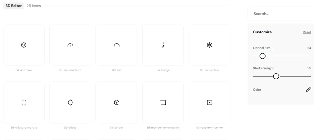 Tải xuống công cụ web hoặc ứng dụng web Iconoir
