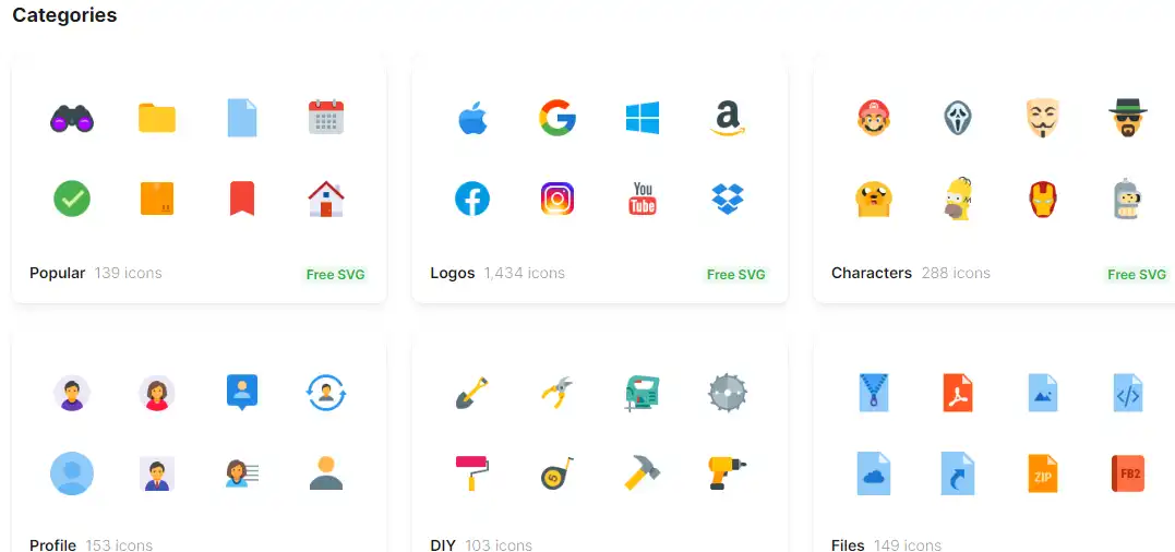 Download webtool of webapp Icons8 Flat Color Icons