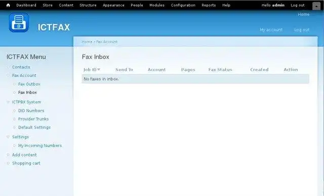 ابزار وب یا برنامه وب ICTFax را دانلود کنید