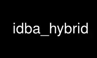 Uruchom idba_hybrid w bezpłatnym dostawcy hostingu OnWorks w systemie Ubuntu Online, Fedora Online, emulatorze online systemu Windows lub emulatorze online systemu MAC OS