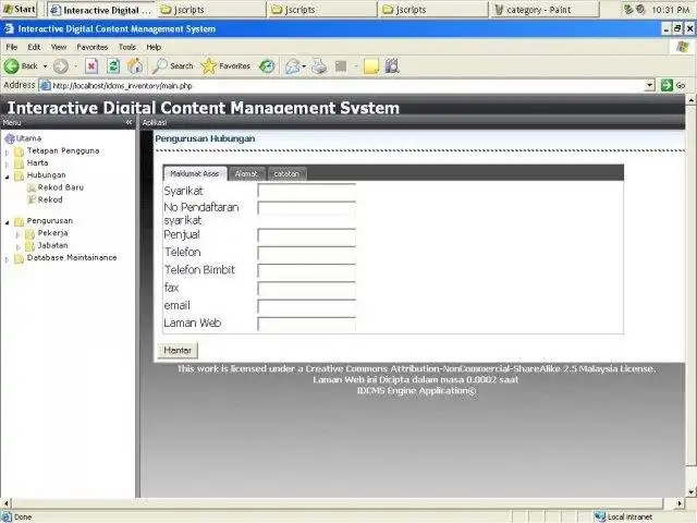 Download web tool or web app IDCMS Inventory