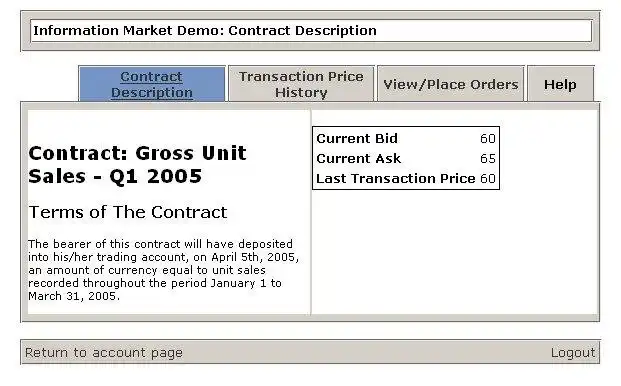 Download web tool or web app Idea Futures Prediction Market to run in Linux online