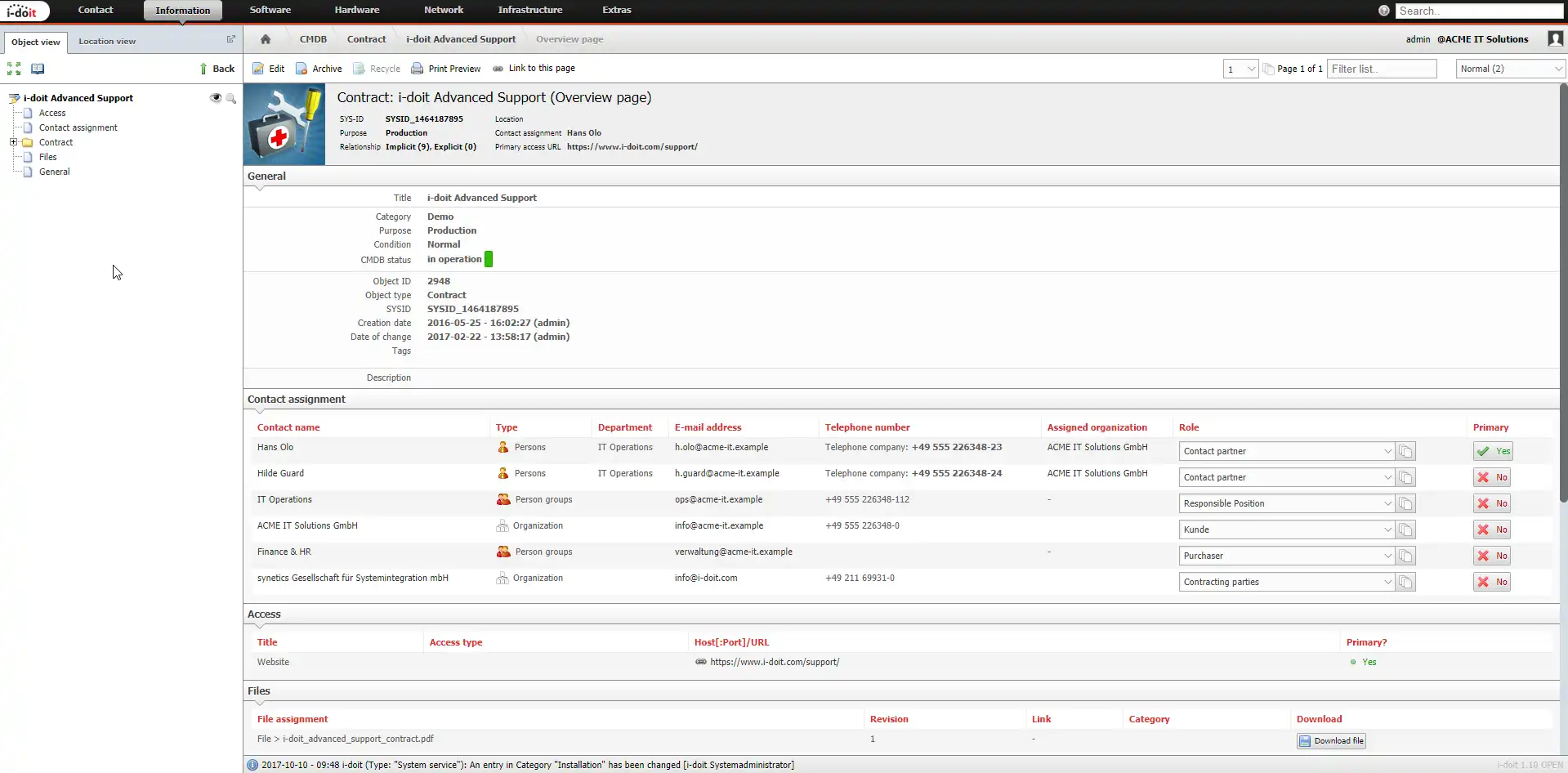 Mag-download ng web tool o web app i-doit - Open Source CMDB ITSM Tool