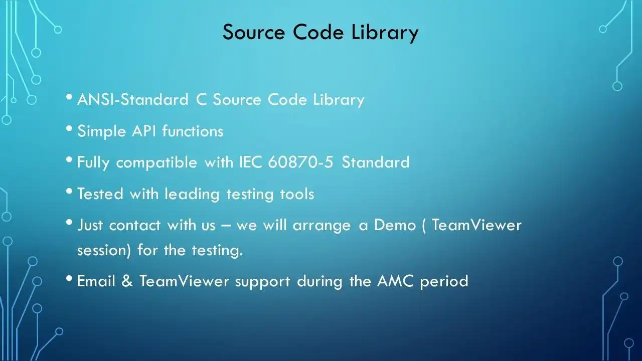 قم بتنزيل أداة الويب أو تطبيق الويب IEC60870-5 104 Protocol Code Library