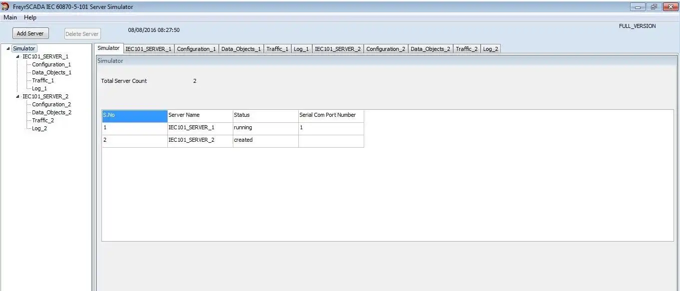 ดาวน์โหลดเครื่องมือเว็บหรือเว็บแอป IEC 60870-5-104 RTU Server Simulator