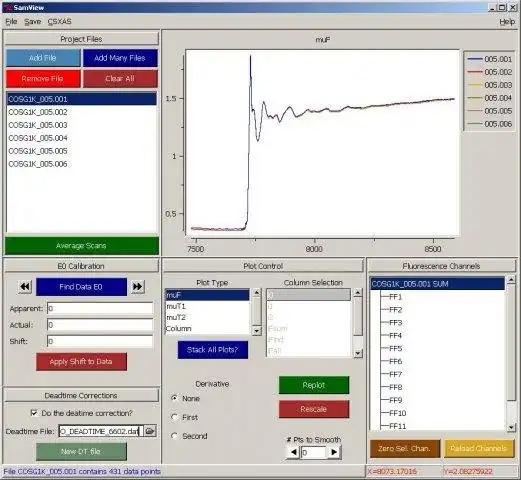 Télécharger l'outil Web ou l'application Web IFEFFIT : Analyse interactive XAFS