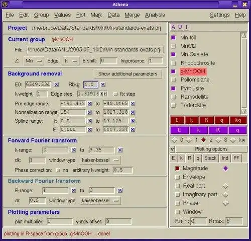 قم بتنزيل أداة الويب أو تطبيق الويب IFEFFIT: Interactive XAFS Analysis