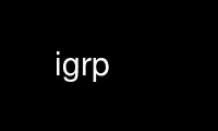 Run igrp in OnWorks free hosting provider over Ubuntu Online, Fedora Online, Windows online emulator or MAC OS online emulator