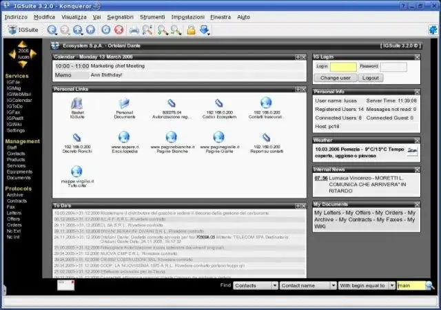 Web-Tool oder Web-App herunterladen IGSuite - Integrated Groupware Suite