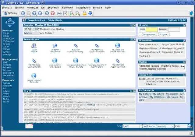 Download web tool or web app IGSuite - Integrated Groupware Suite