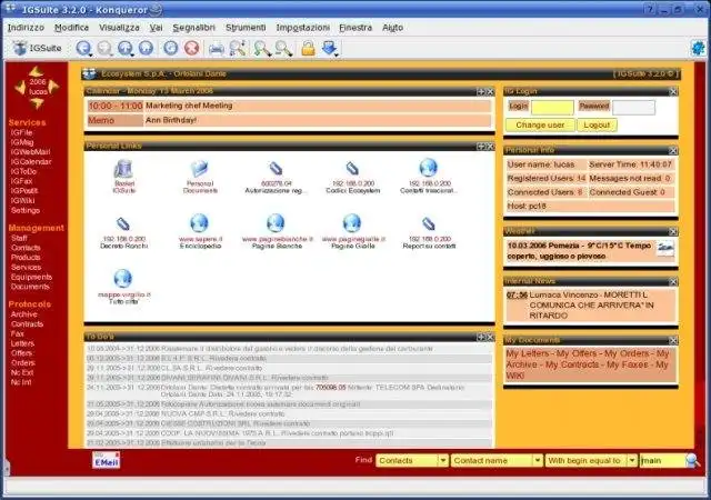 הורד כלי אינטרנט או אפליקציית אינטרנט IGSuite - Integrated Groupware Suite