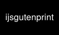 Execute ijsgutenprint no provedor de hospedagem gratuita OnWorks no Ubuntu Online, Fedora Online, emulador online do Windows ou emulador online do MAC OS