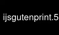 ijsgutenprint.5.2 را در ارائه دهنده هاست رایگان OnWorks از طریق Ubuntu Online، Fedora Online، شبیه ساز آنلاین ویندوز یا شبیه ساز آنلاین MAC OS اجرا کنید.