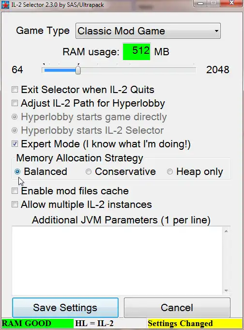 Download web tool or web app IL-2 Selector to run in Windows online over Linux online