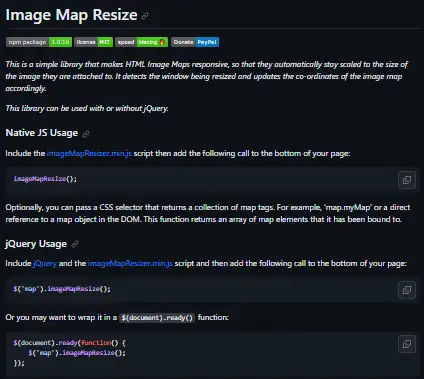 Download web tool or web app Image Map Resize