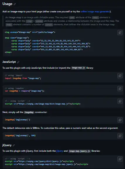 Download web tool or web app Image-Map