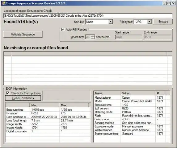 Завантажте веб-інструмент або веб-програму Image Sequence Scanner