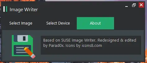 Download web tool or web app Image Writer