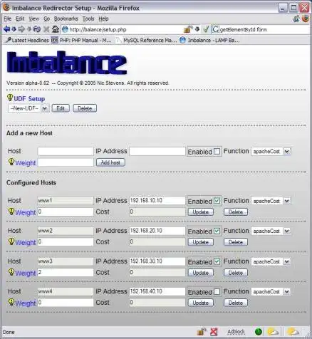 Download web tool or web app Imbalance LAMP Based Load Balancer