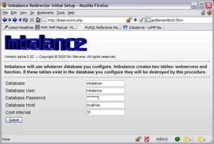 Download web tool or web app Imbalance LAMP Based Load Balancer