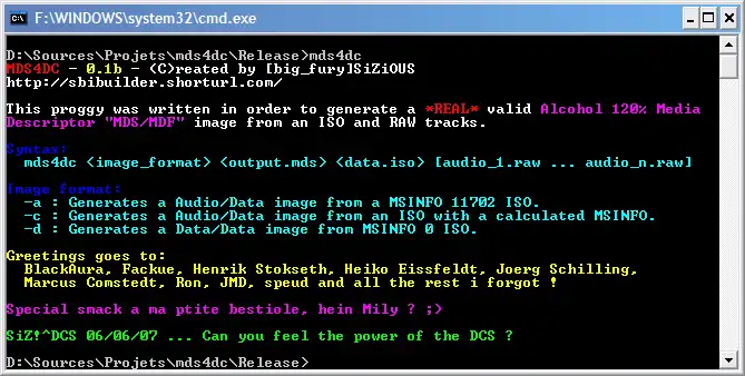 Unduh alat web atau aplikasi web IMG4DC – Dreamcast Selfboot Toolkit untuk dijalankan di Windows online melalui Linux online