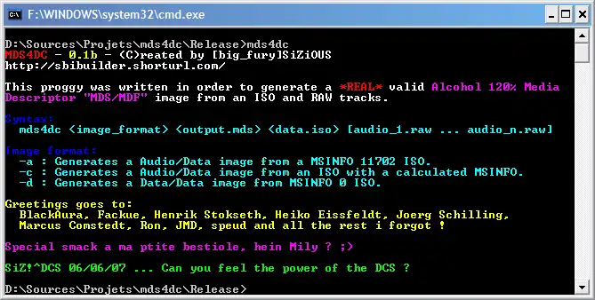 قم بتنزيل أداة الويب أو تطبيق الويب IMG4DC – Dreamcast Selfboot Toolkit للتشغيل في Windows عبر الإنترنت عبر Linux عبر الإنترنت