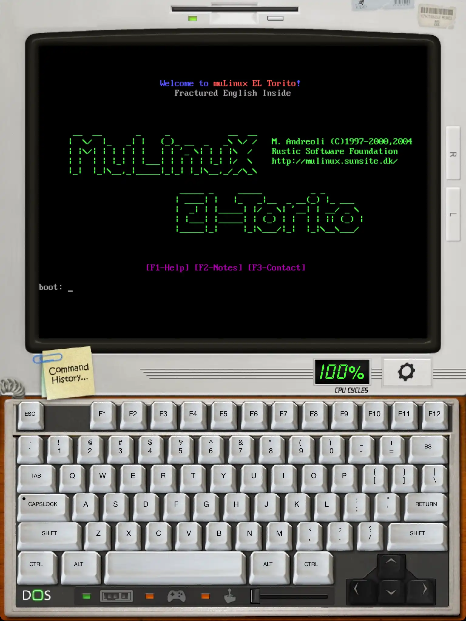 Scarica lo strumento Web o l'app Web iMuLinux per eseguire Linux online