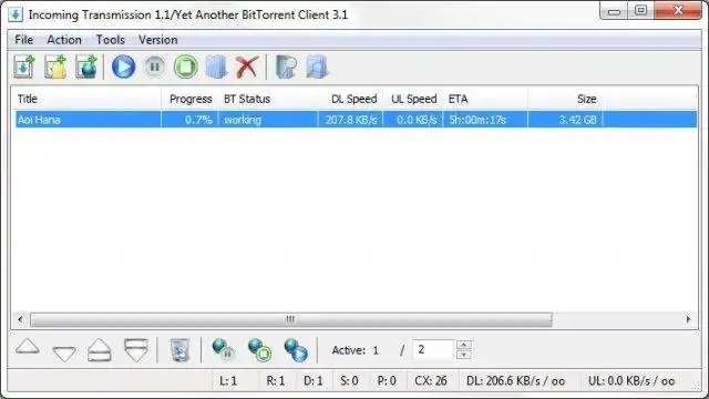 Download web tool or web app Incoming Transmission BitTorrent