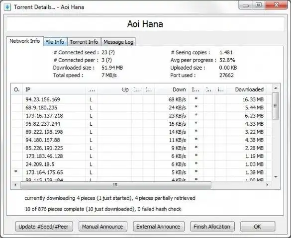 Download webtool of webapp Inkomende transmissie BitTorrent