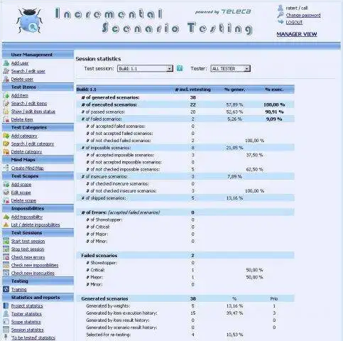 Download web tool or web app Incremental Scenario Testing Tool to run in Linux online