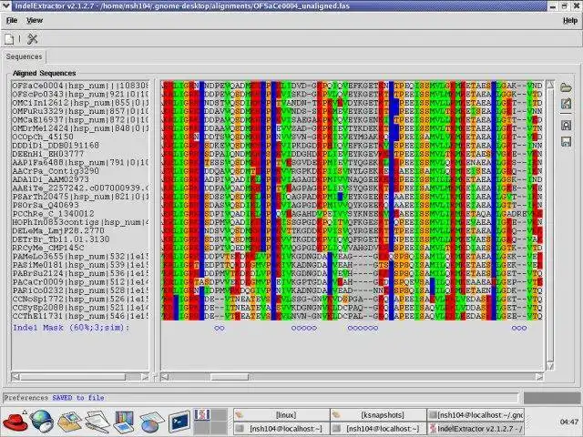 ดาวน์โหลดเครื่องมือเว็บหรือเว็บแอป IndelExtractor เพื่อทำงานใน Linux ออนไลน์