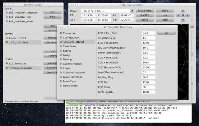 Download web tool or web app INDI Astronomical Control Protocol to run in Linux online