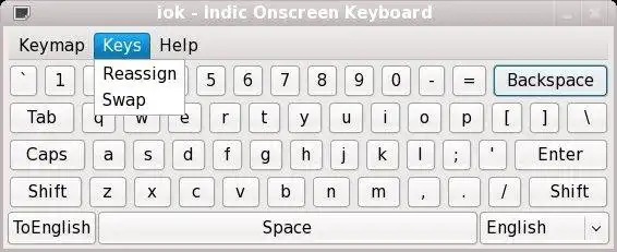 Laden Sie das Web-Tool oder die Web-App herunter Indic Onscreen Keyboard