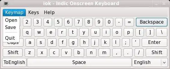 Laden Sie das Web-Tool oder die Web-App herunter Indic Onscreen Keyboard