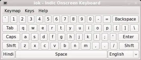 Laden Sie das Web-Tool oder die Web-App herunter Indic Onscreen Keyboard