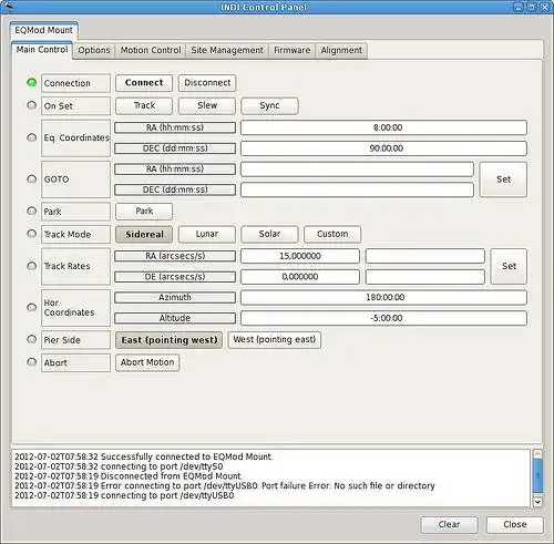 Download web tool or web app indi-skywatcherprotocol to run in Linux online