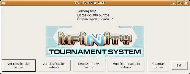 Baixe a ferramenta ou aplicativo da web Infinity Tournament Assistant para rodar em Linux online