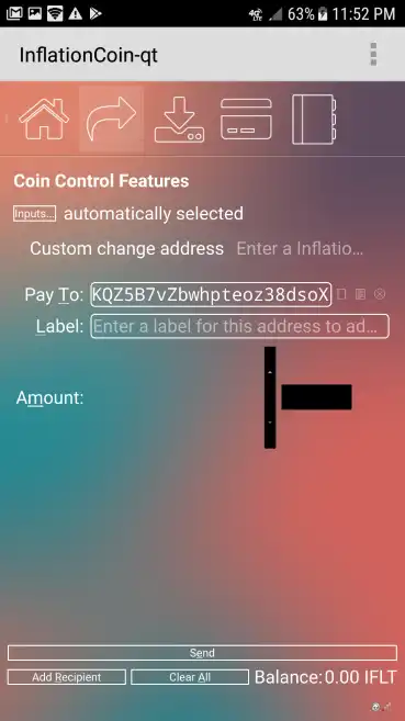 WebツールまたはWebアプリのダウンロードInflationCoin（IFLT）