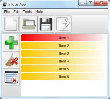 Download web tool or web app InfoListApp