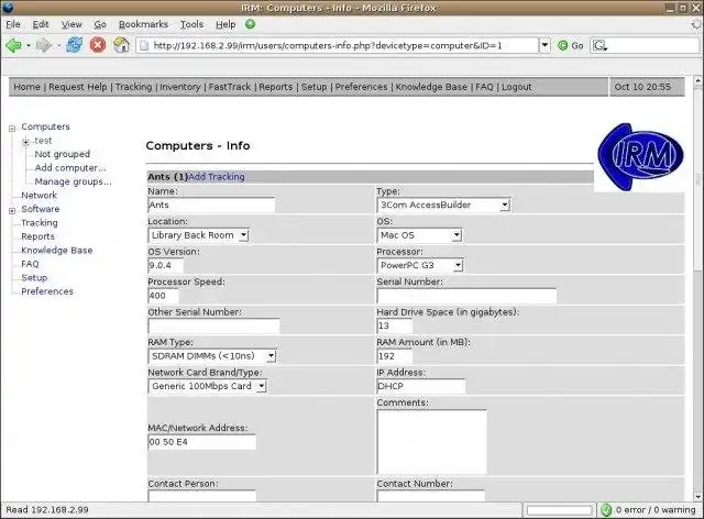 Download webtool of webapp Information Resource Manager