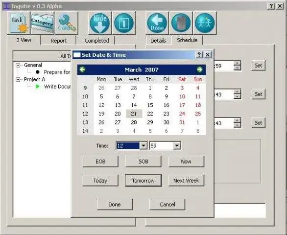 Descargue la herramienta web o la aplicación web Ingutie Personal Task Manager