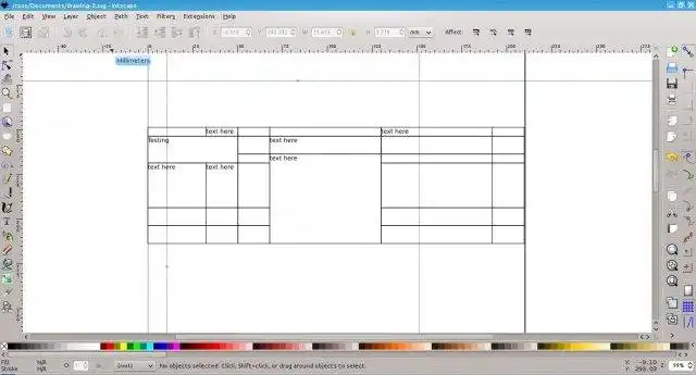 Download web tool or web app Inkscape Table Support