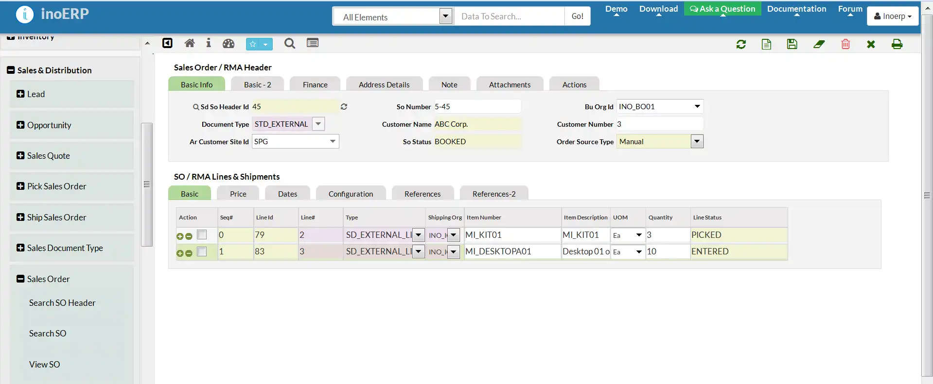 Download web tool or web app inoERP