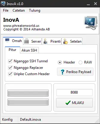 Web ツールまたは Web アプリ InovA をダウンロード