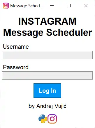 Download web tool or web app Instagram Direct Message Scheduler